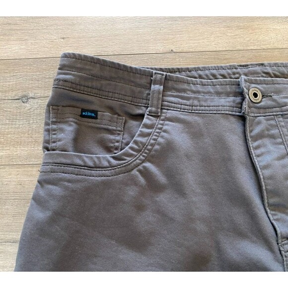 Kuhl Revolt Mens 38x34 Gray Cargo Stretch Outdoor Hiking Pants Moisture Wicking - Picture 3 of 12